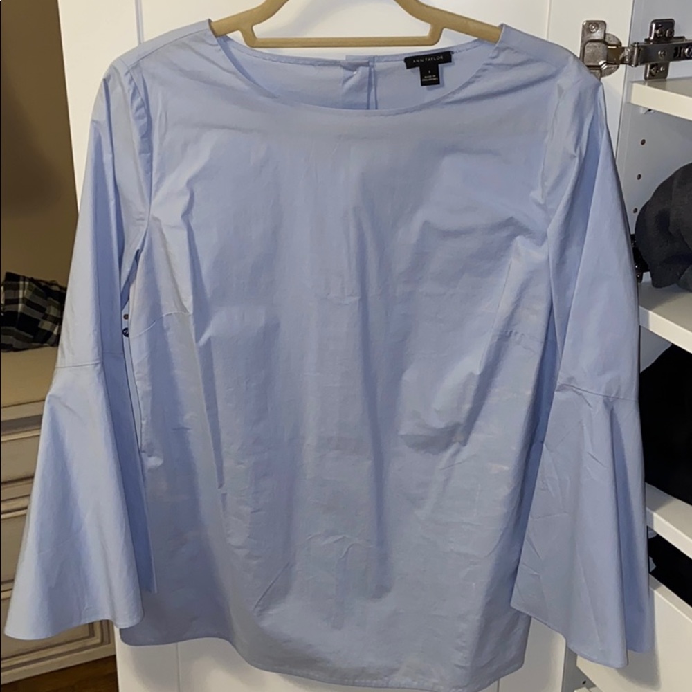 Ann Taylor Peplum Blouse Size Small